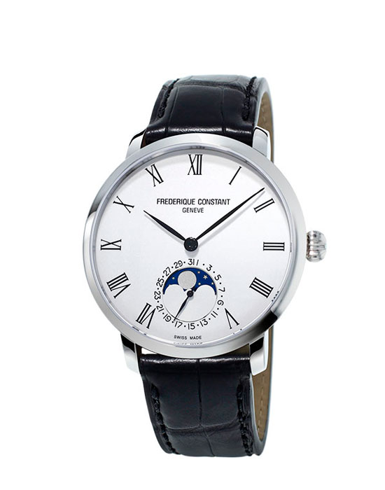 Часы Frederique Constant Slim Line Moonphase FC-705WR4S6